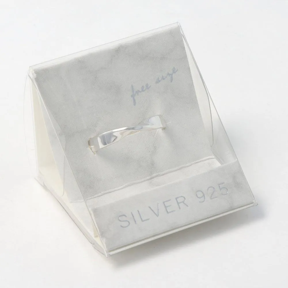 925 Silver Twist Ring