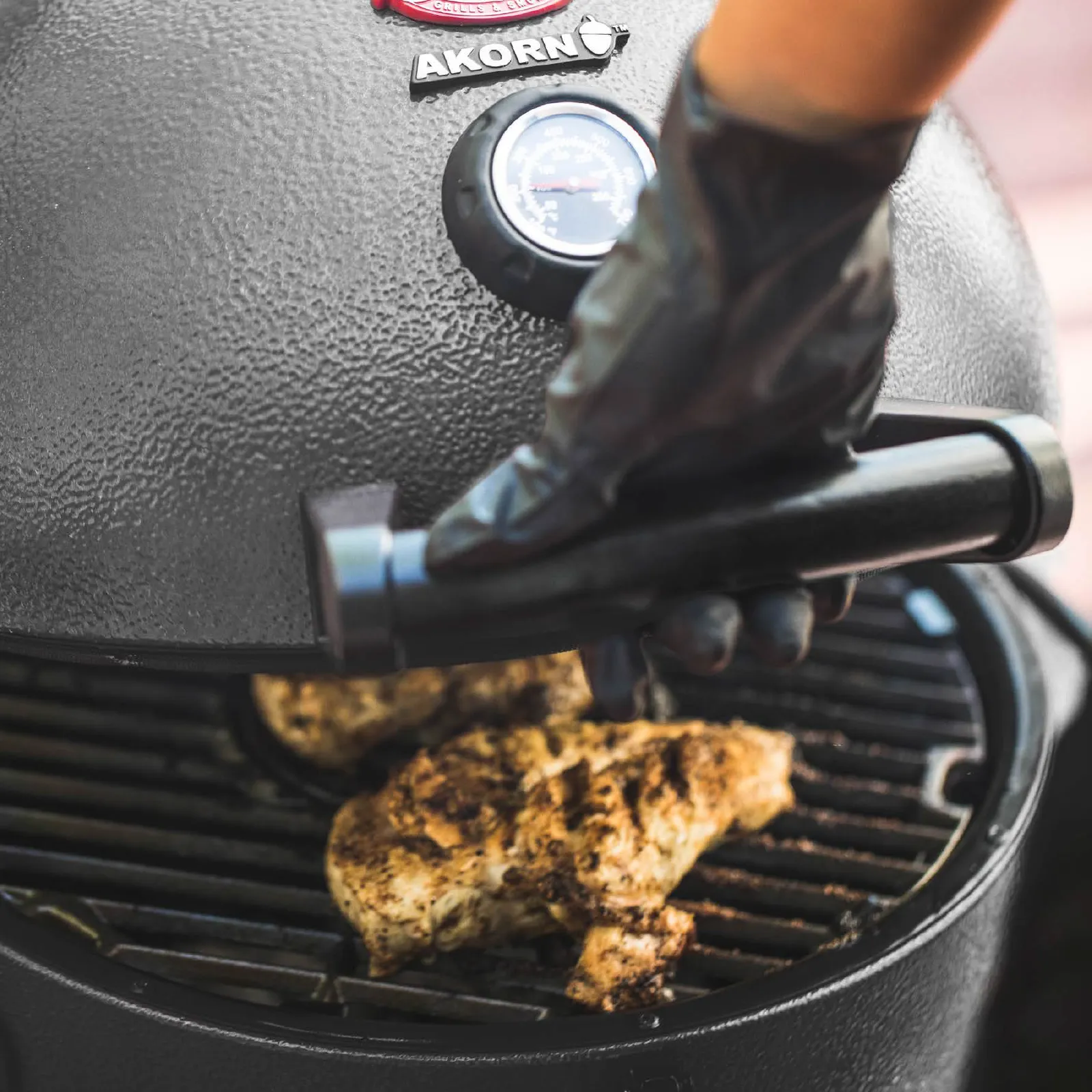 AKORN® Jr. Kamado Charcoal, Grey