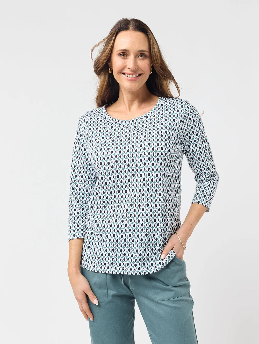 Anson 3/4 Sleeve Top