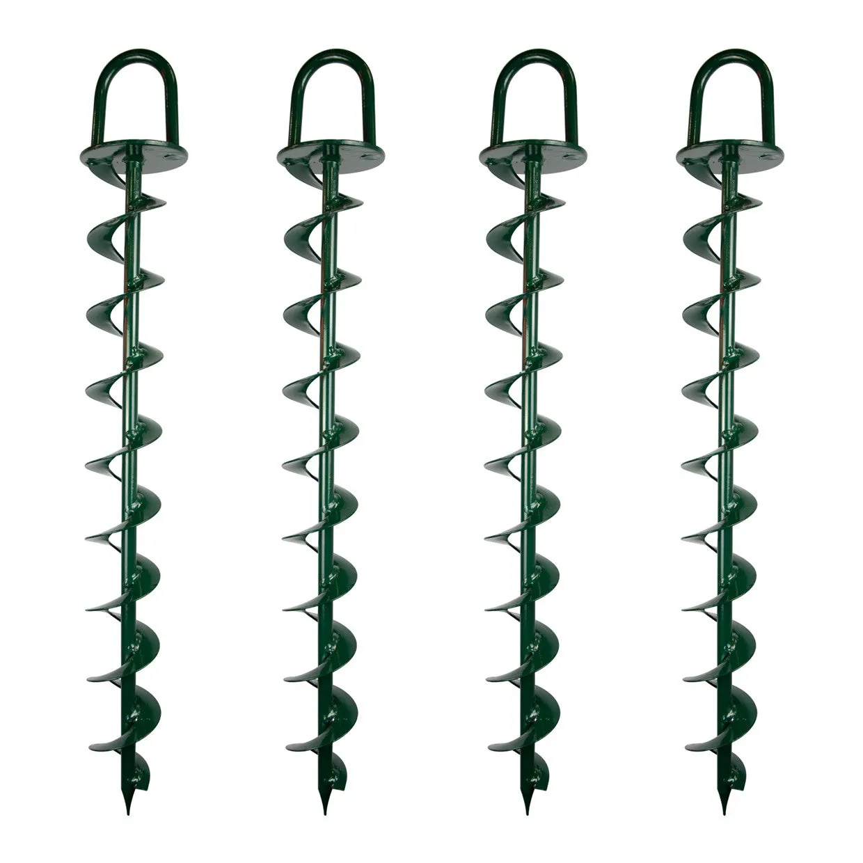 BIGBEN 650mm Heavy Duty Hurricane Ground Anchor - 4 Pack