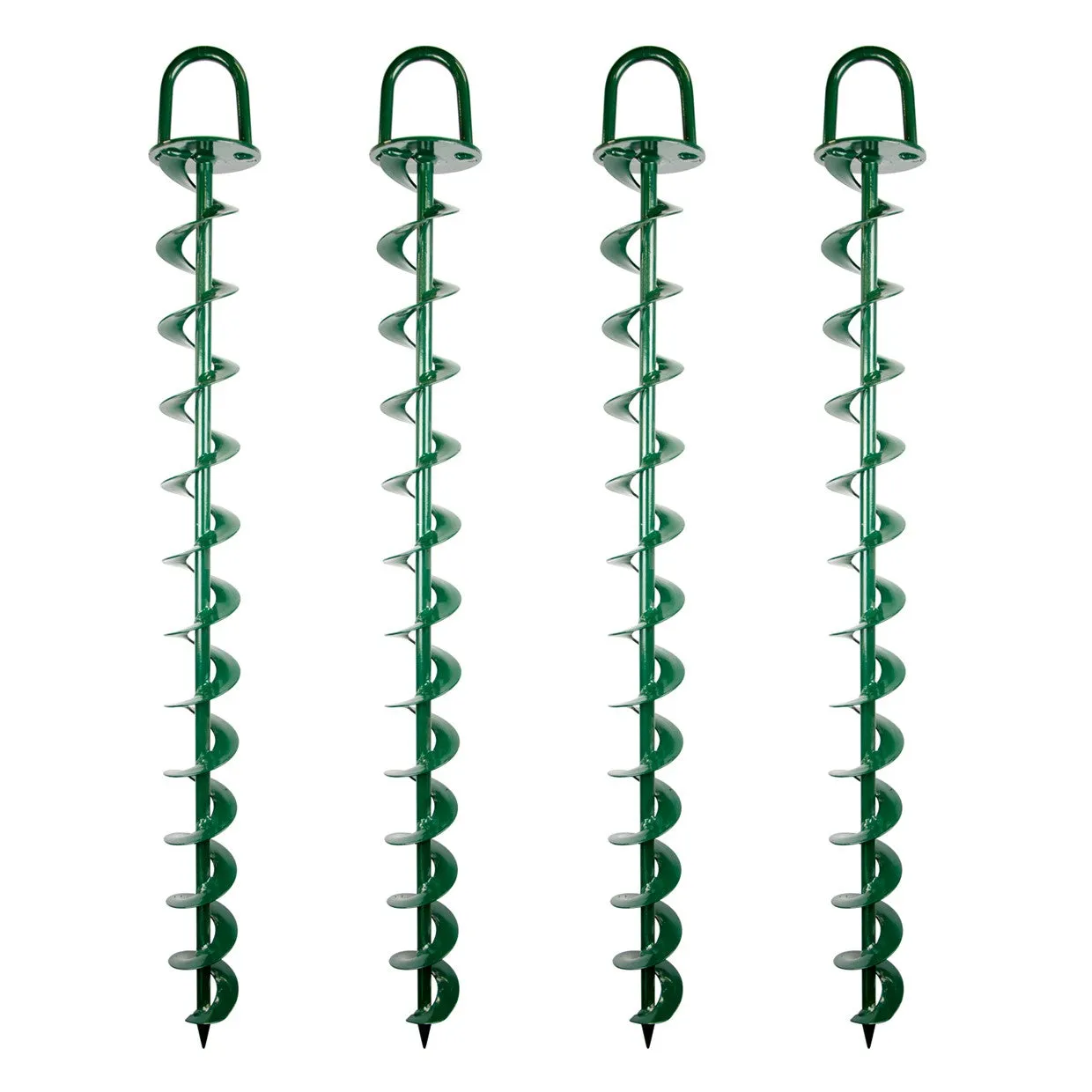 BIGBEN 900mm Heavy Duty Hurricane Ground Anchor - 4 Pack
