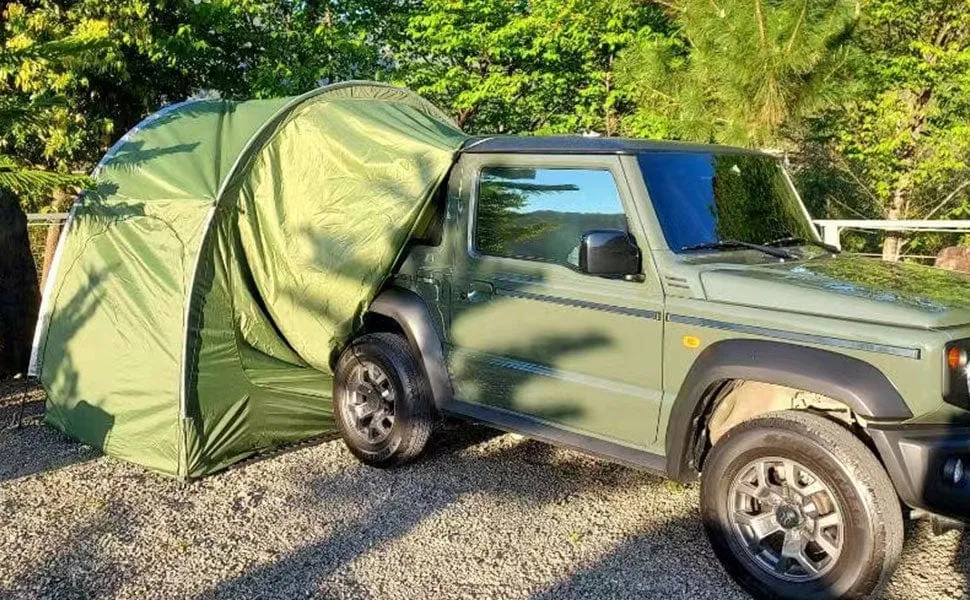 CanvasWing-Car Rear Trek Extension Tent