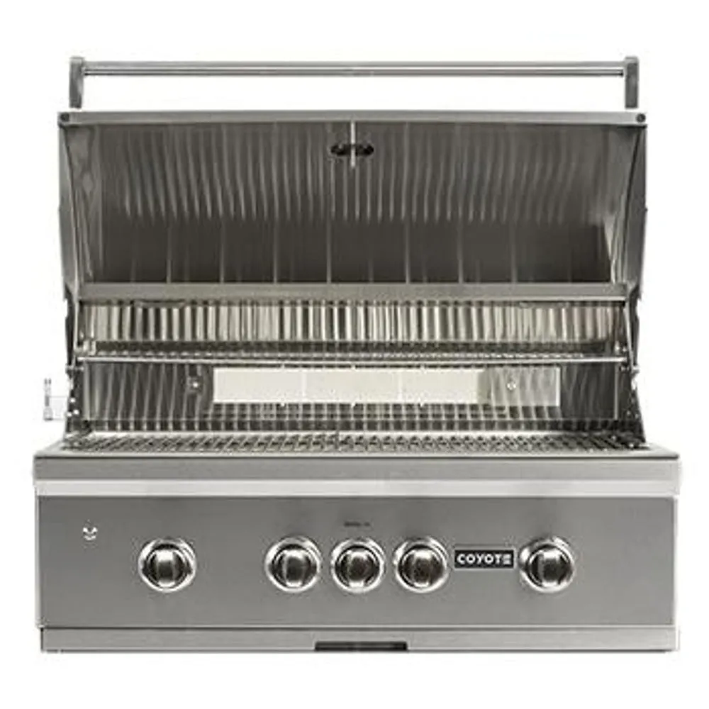 Coyote S-Series 36-Inch Grill-Lights-Infinity Rapid Sear Burners-Natural Gas