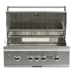 Coyote S-Series 36-Inch Grill-Lights-Infinity Rapid Sear Burners-Natural Gas