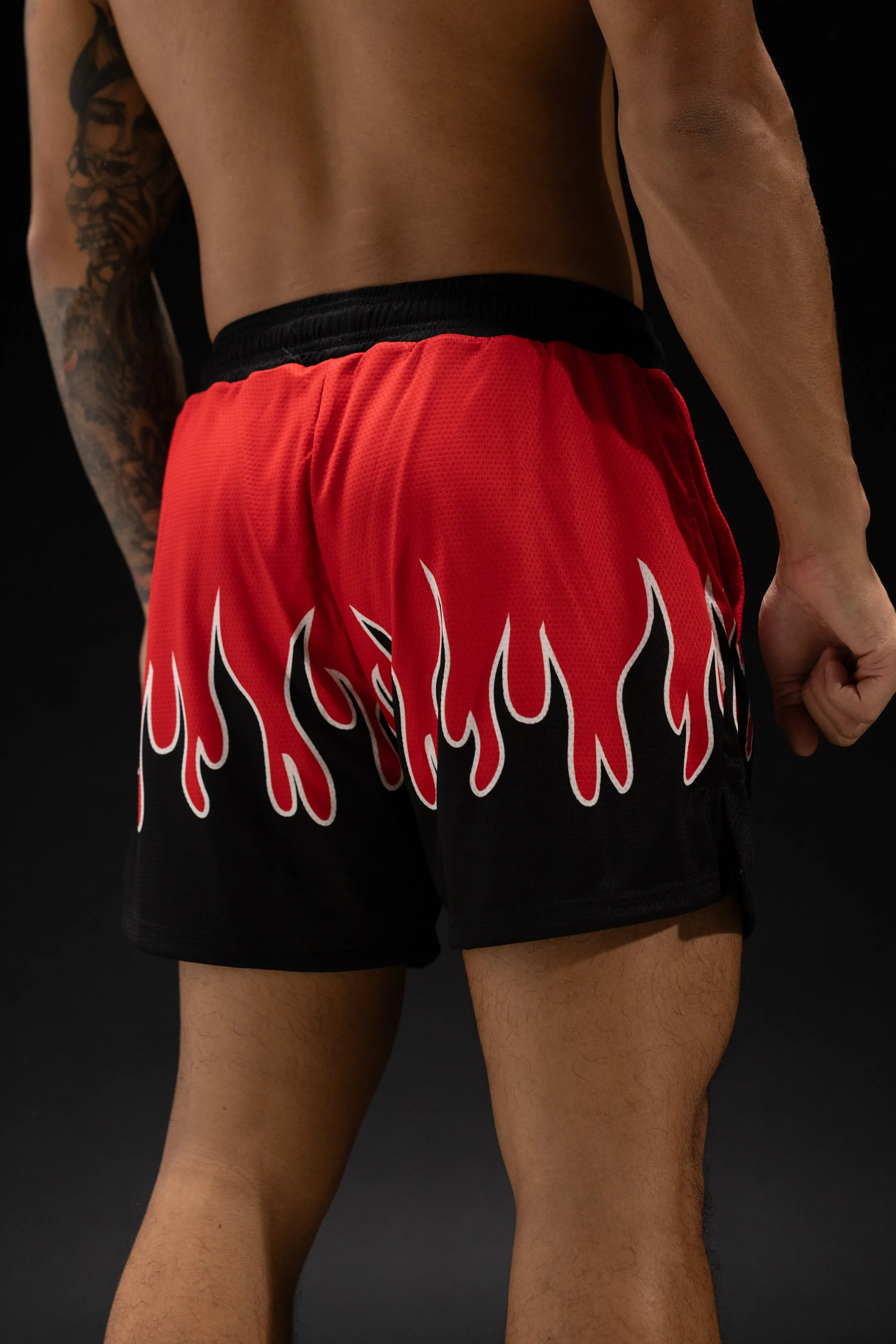 Fire FC Mesh Training Short (5" Inseam) - Fire