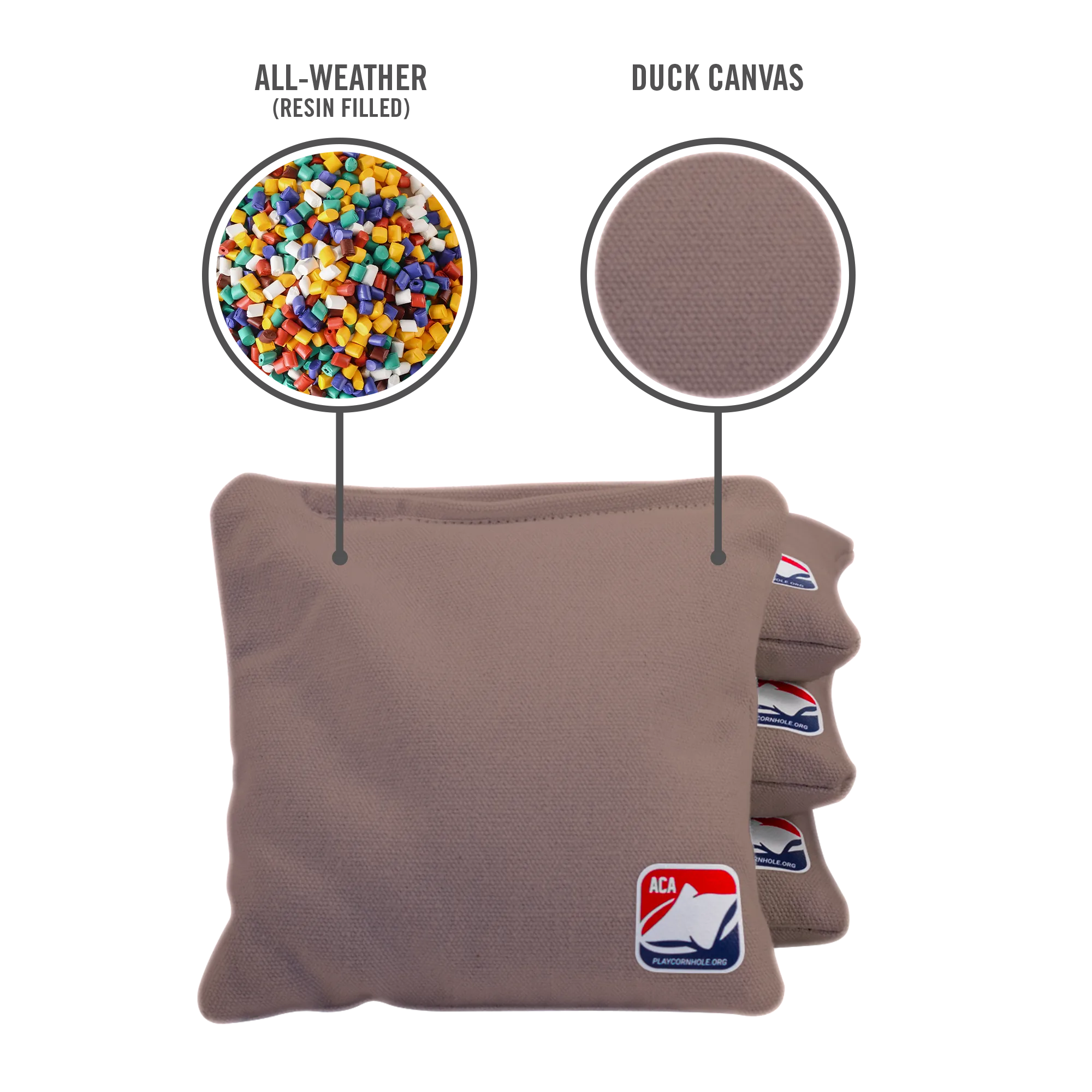 Gray Daily 66x Cornhole Bags