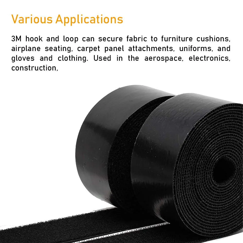 Hook and Loop Tape with 3M Sticky Back
