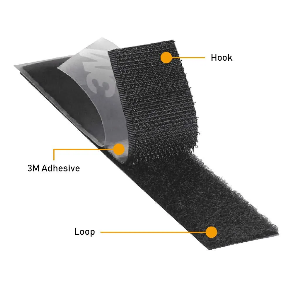 Hook and Loop Tape with 3M Sticky Back