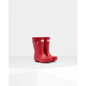 Hunter Original Kids Boot Military Red