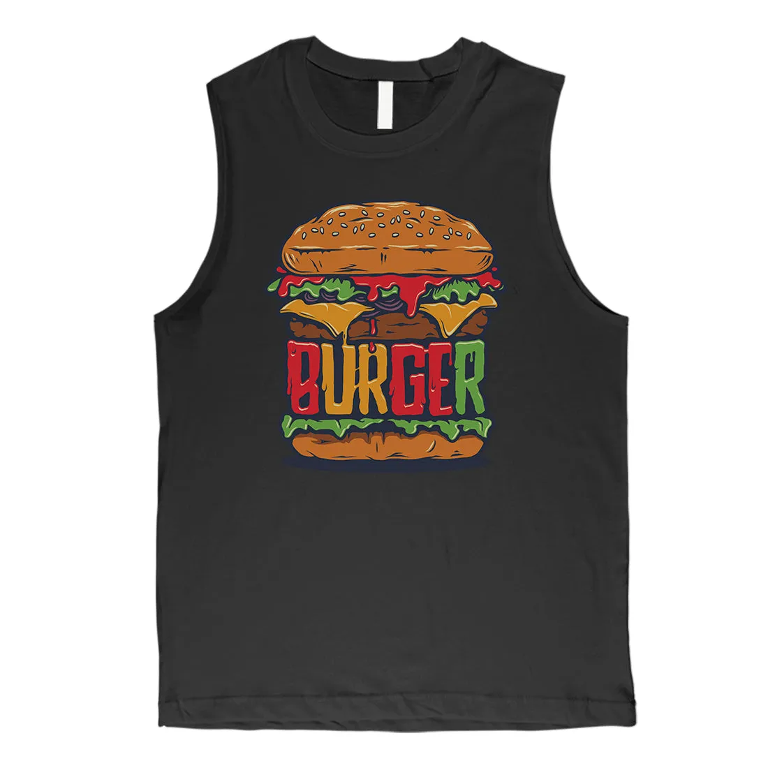 Juicy Burger Mens Muscle Shirt