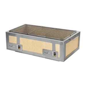 Kasai XL Konro Hibachi Grill with Stainless Steel Frame For 8 - 10 People - HW417