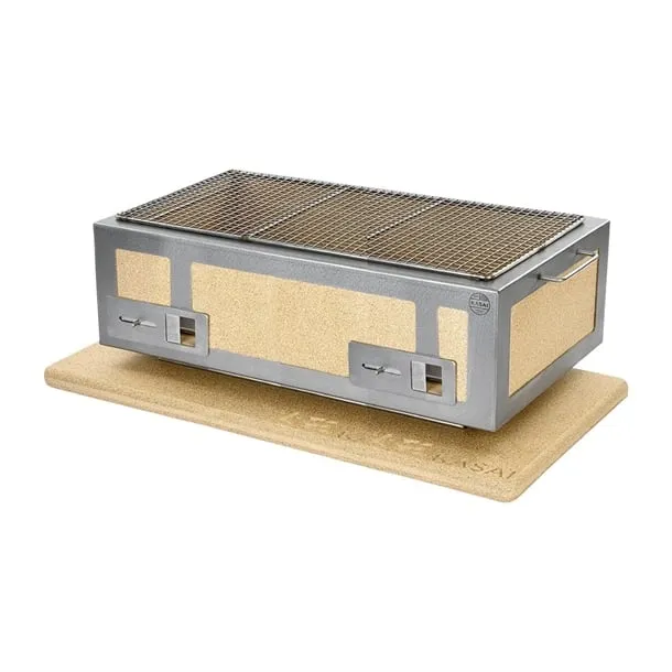 Kasai XL Konro Hibachi Grill with Stainless Steel Frame For 8 - 10 People - HW417