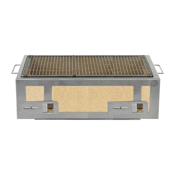 Kasai XL Konro Hibachi Grill with Stainless Steel Frame For 8 - 10 People - HW417