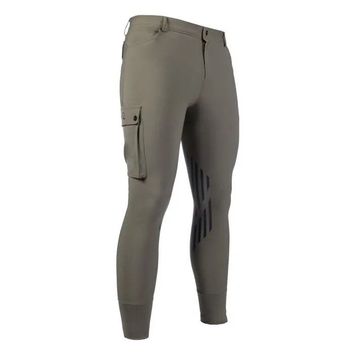 Men's Riding Breeches Cargo with Silicone Knee Patch