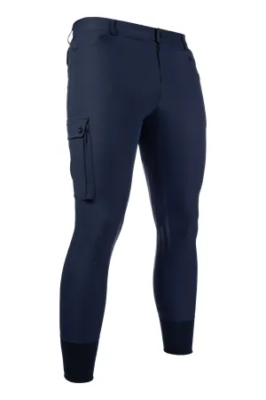 Men's Riding Breeches Cargo with Silicone Knee Patch