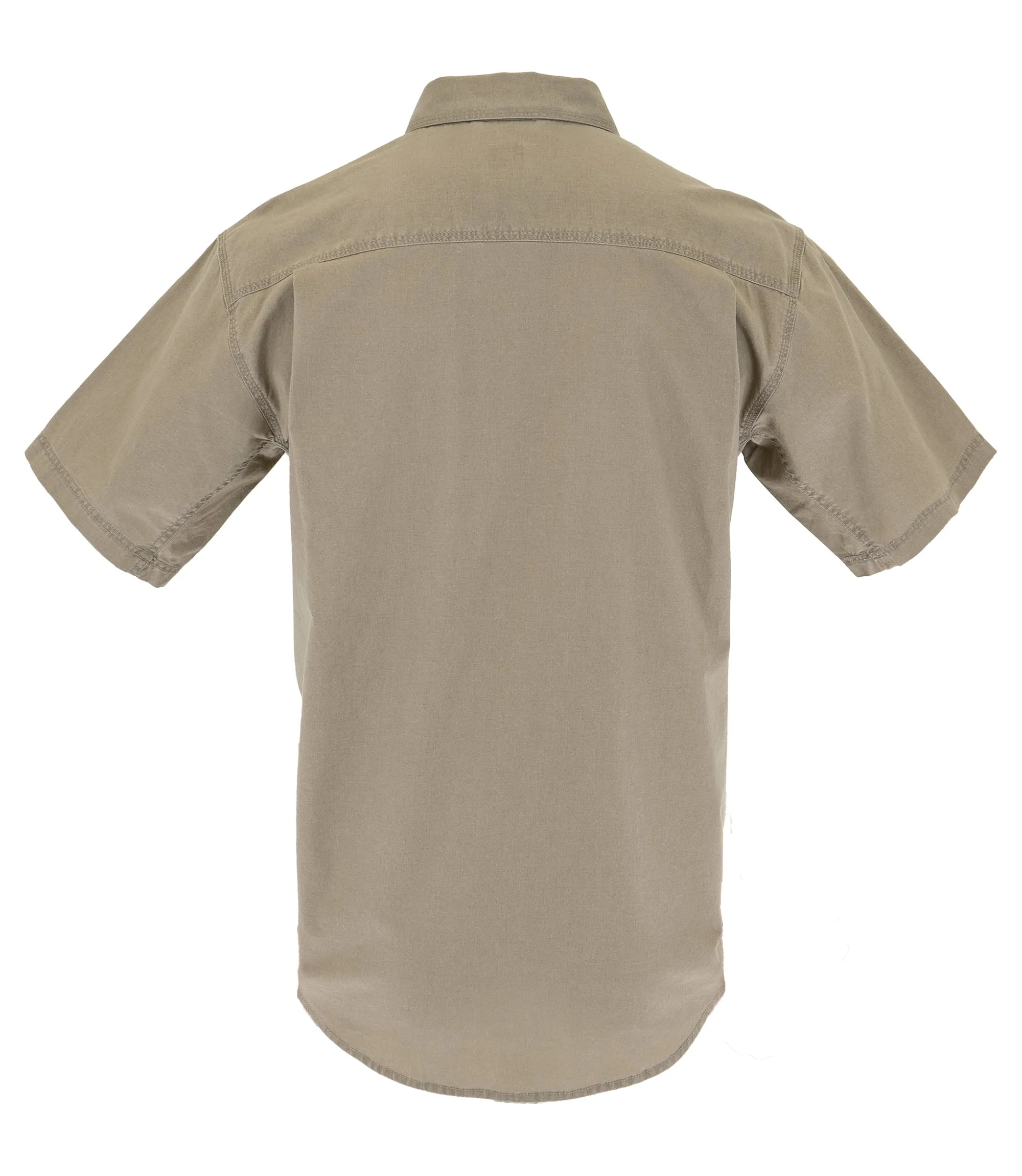 Men's Short Sleeve Weathered Work Shirt