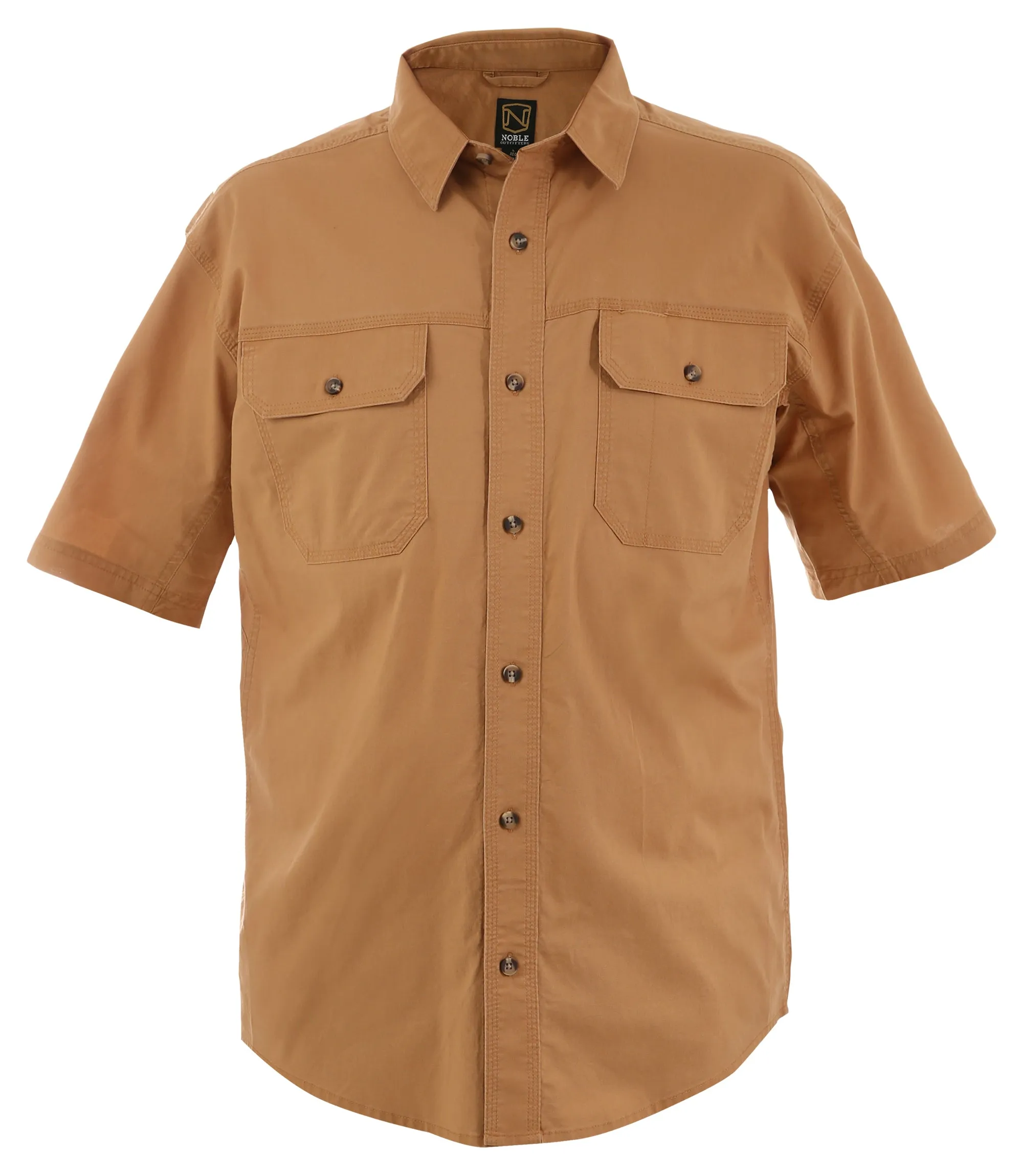 Men's Short Sleeve Weathered Work Shirt