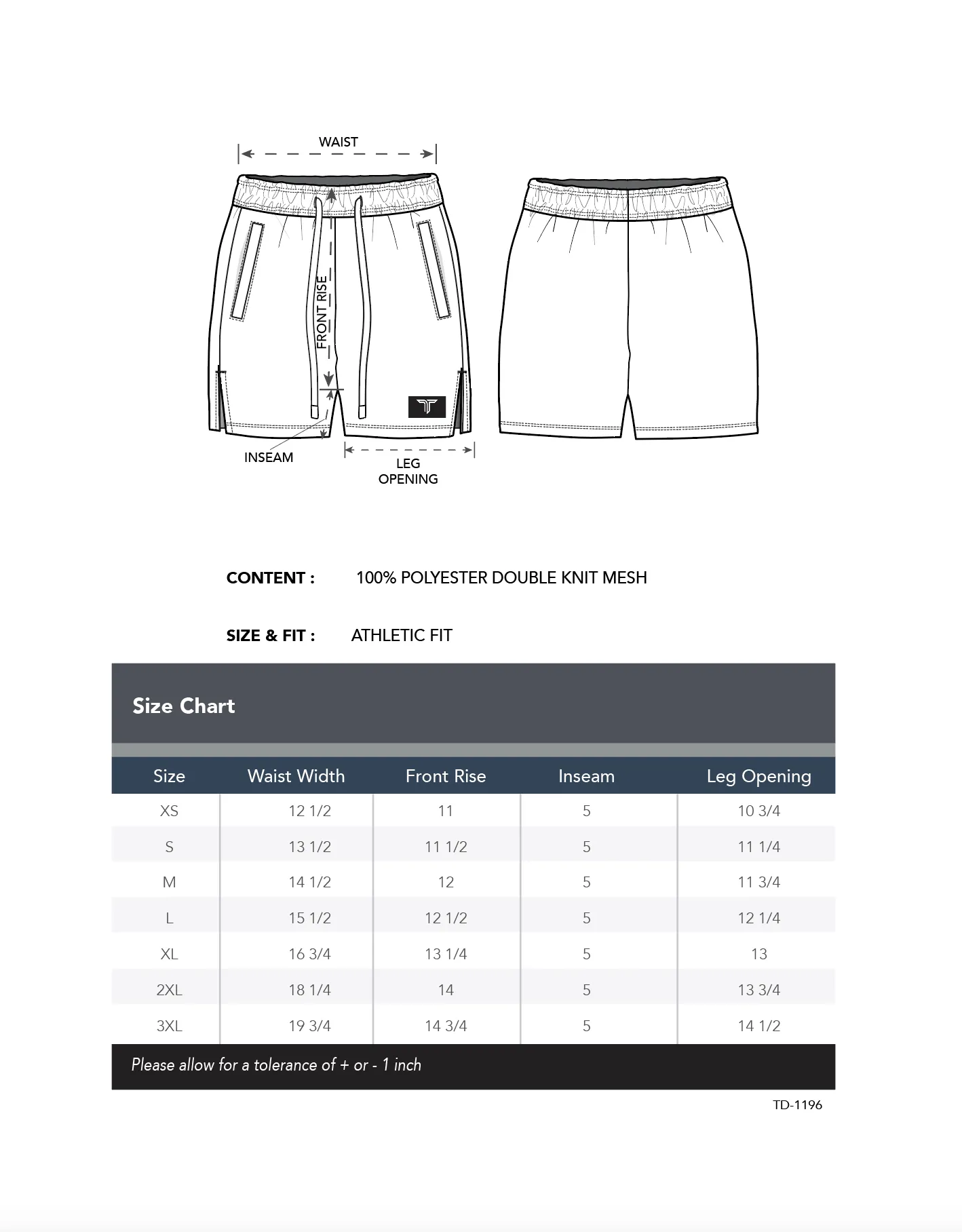 Mesh Training Short (5" Inseam) - Heatwave