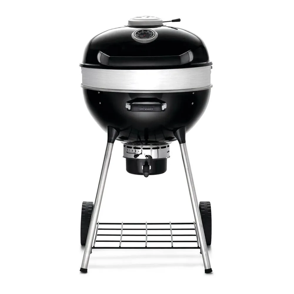 Napoleon NK22 Charcoal Kettle Grill Black 360 Sq. In. PRO22K-LEG-3