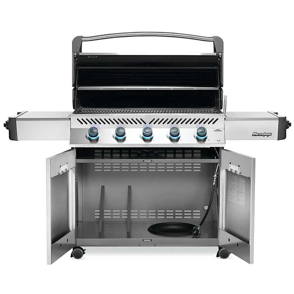Napoleon Prestige 665 Natural Gas Grill 5 Burner in Black P665NK