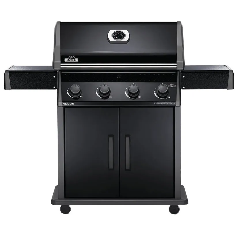 Napoleon's Rogue 525 Propane Gas Grill W/Porcelainized Cast Iron Cooking Grids