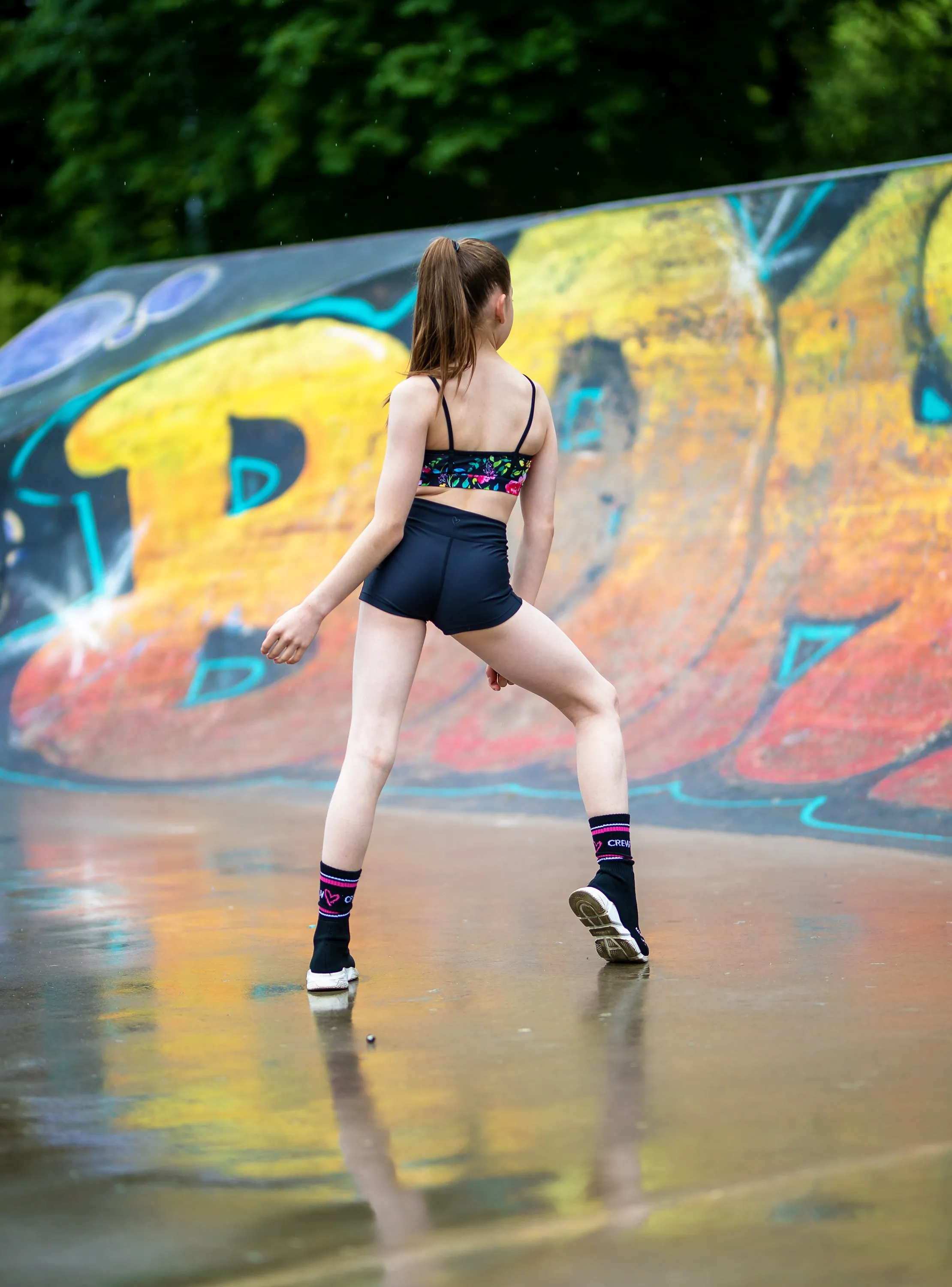 Oh La La - The Revive Shorts - Black - FINAL SALE