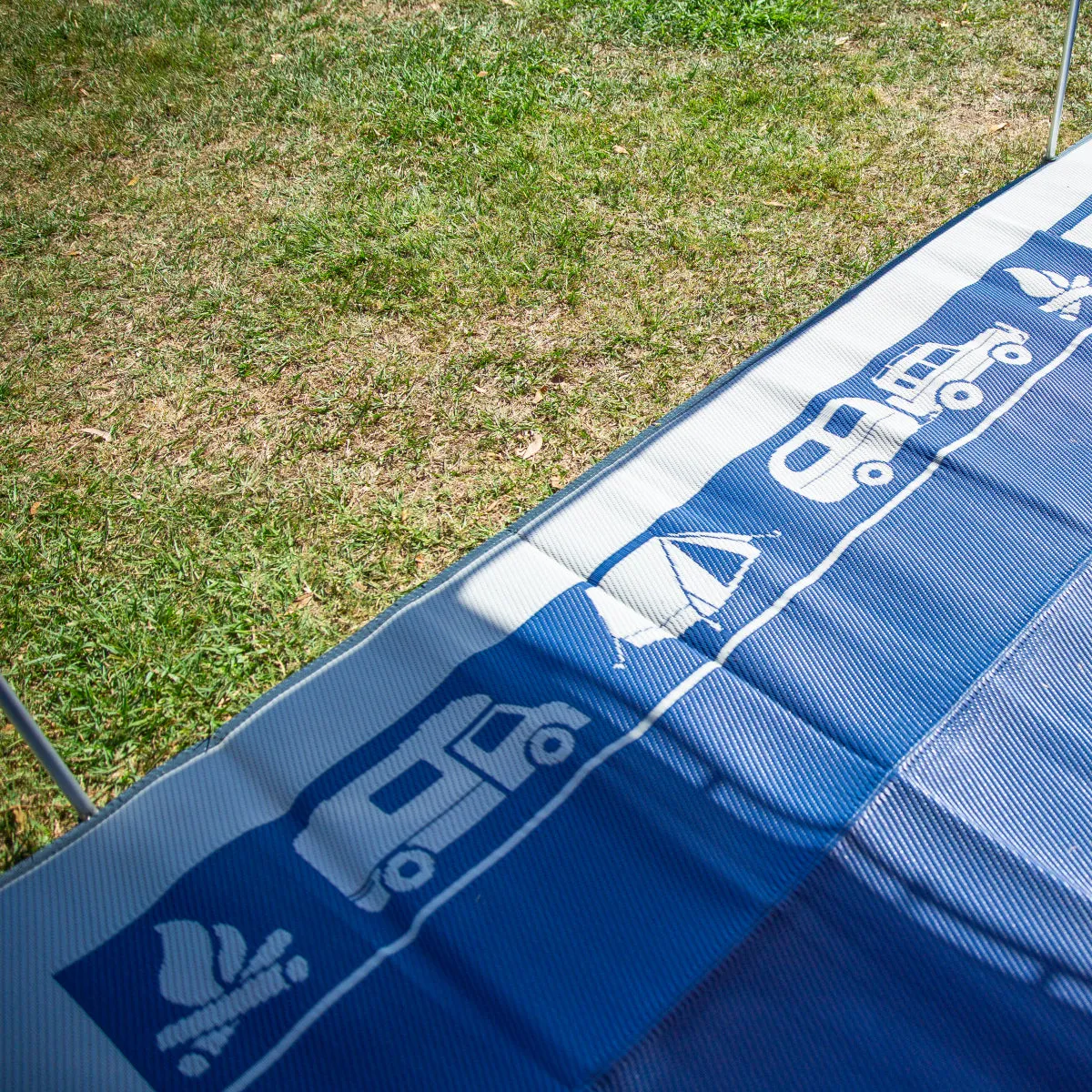 Outdoor Mat - Caravan & Camping Icons