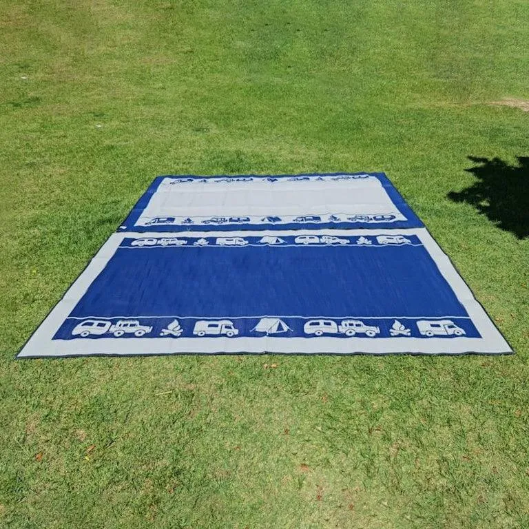 Outdoor Mat - Caravan & Camping Icons