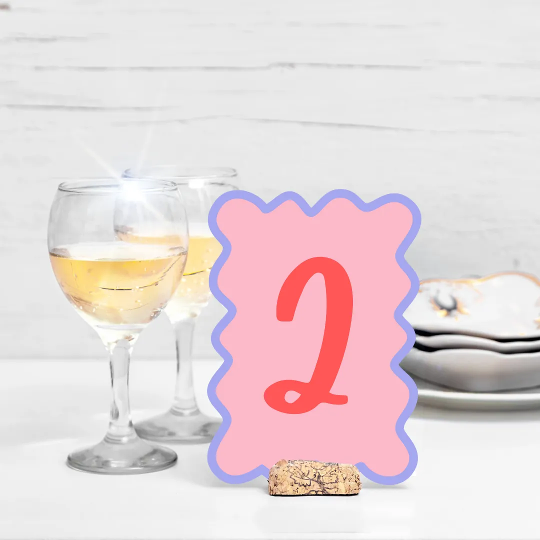 Playful Table Numbers