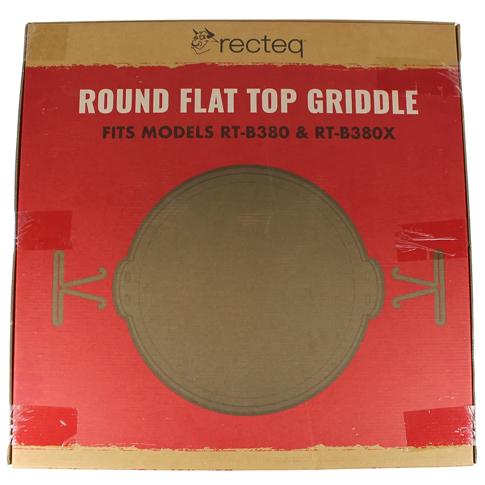 Recteq Round Flat Top Griddle 21.25" Fits RT-B380 RT-B380X Carbon Steel RT-FTG22