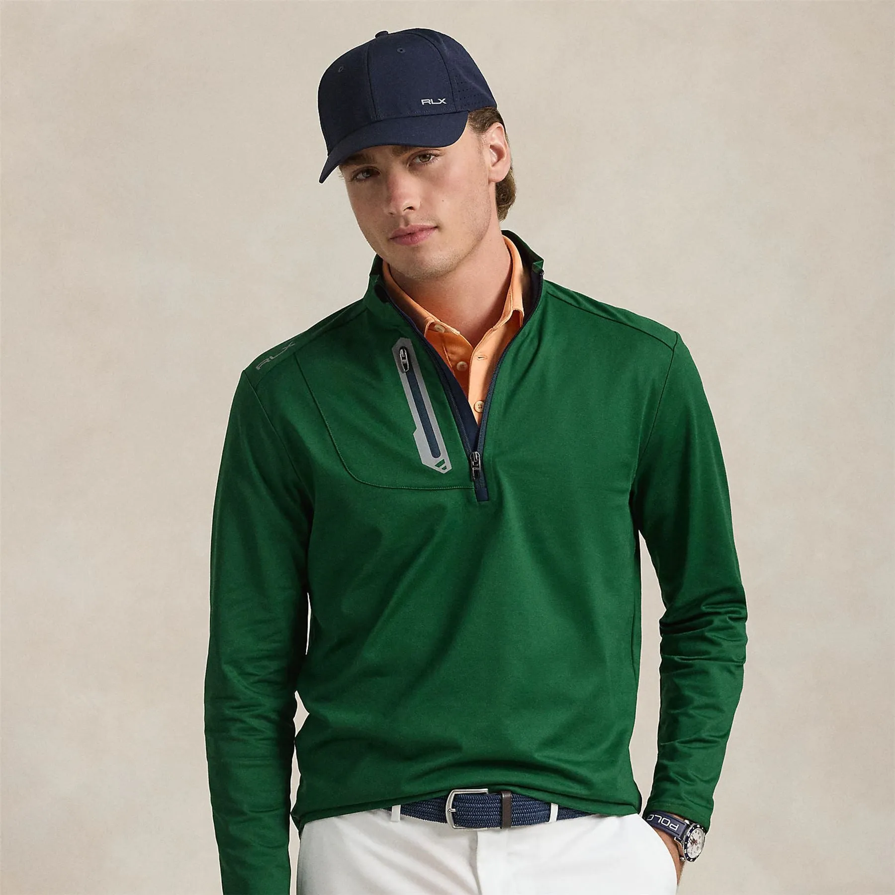 RLX Classic Fit Performance Jersey Mid Layer New Forest - AW24