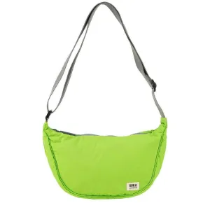Roka Farringdon Recycled Taslon Slouchy Bag - Lime Green