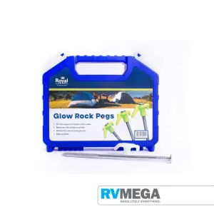 Royal Leisure Rock Pegs - Box of 20 - 7mm x 200mm