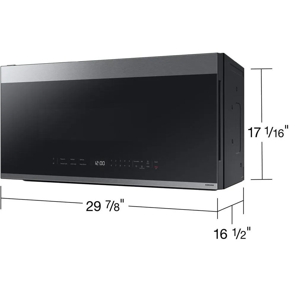 Samsung Bespoke Smart 30-inch, 2.1 cu. ft. Over-the-Range Microwave ME21DG6500SR/AC