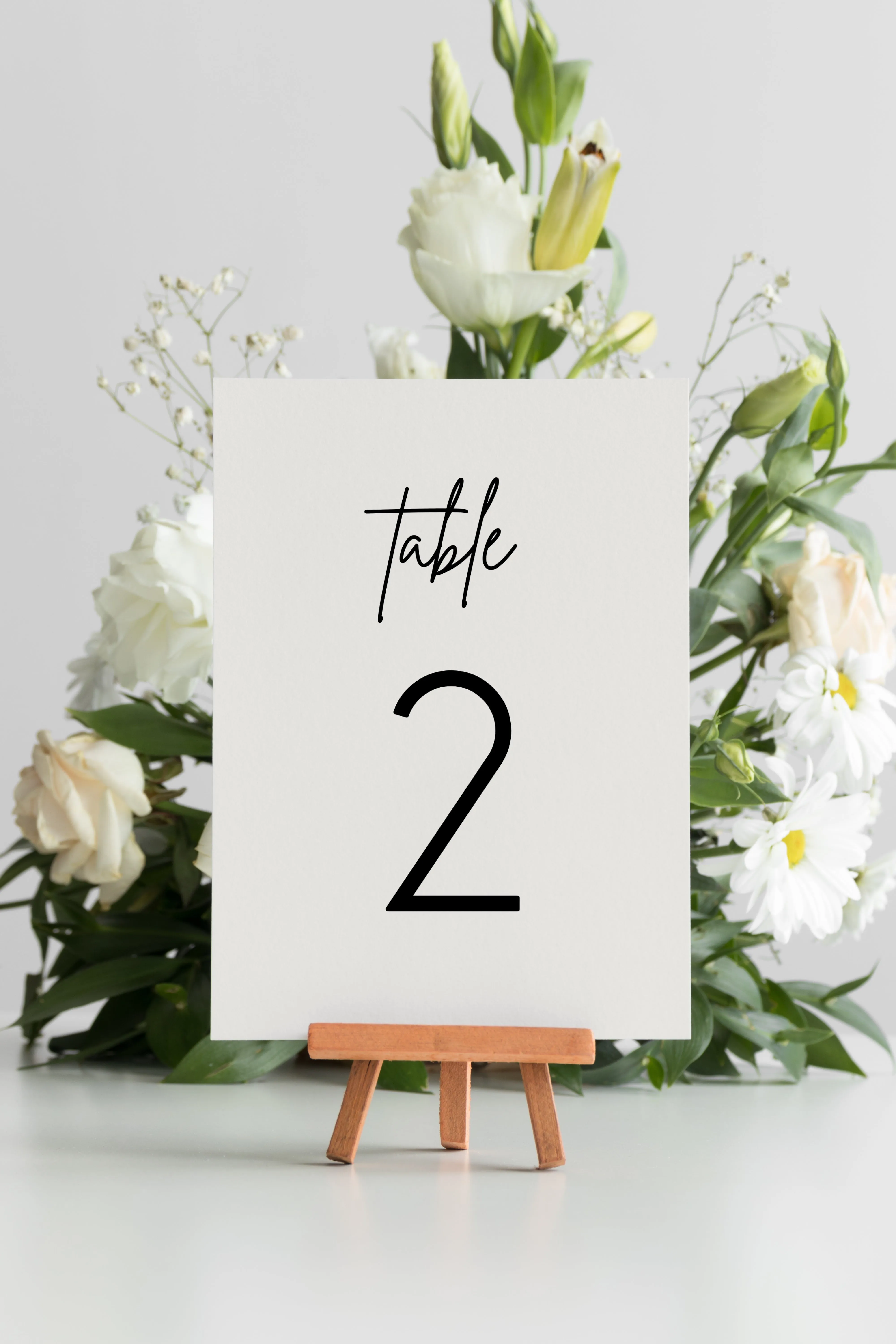 Sophisticated Table Numbers