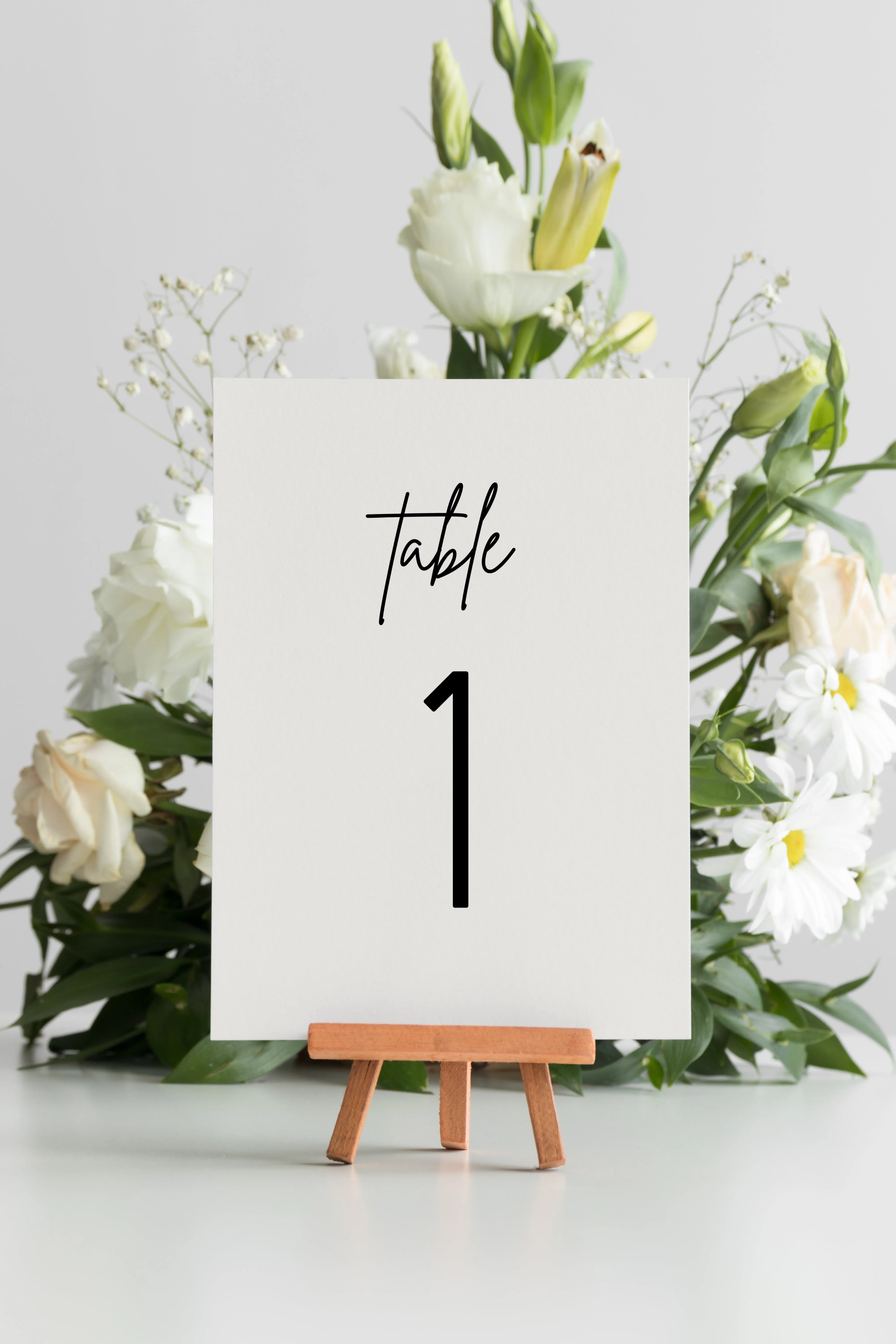 Sophisticated Table Numbers