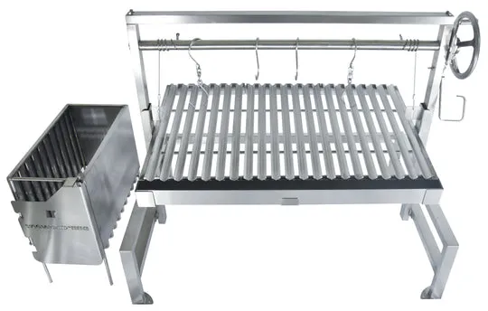 Tagwood BBQ Insert Style Argentine Santa Maria Wood Fire & Charcoal Grill - BBQ09SS
