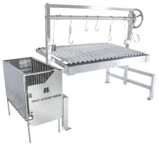 Tagwood BBQ Insert Style Argentine Santa Maria Wood Fire & Charcoal Grill - BBQ09SS