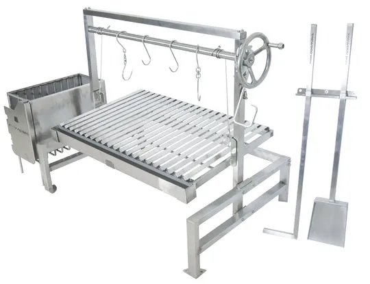 Tagwood BBQ Insert Style Argentine Santa Maria Wood Fire & Charcoal Grill - BBQ09SS