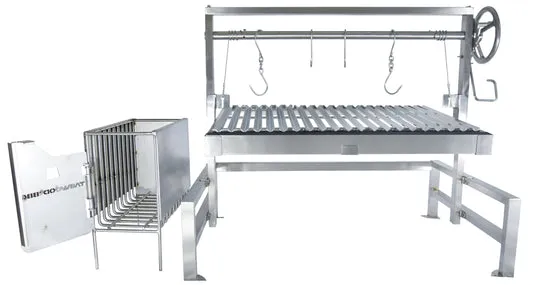 Tagwood BBQ Insert Style Argentine Santa Maria Wood Fire & Charcoal Grill - BBQ09SS