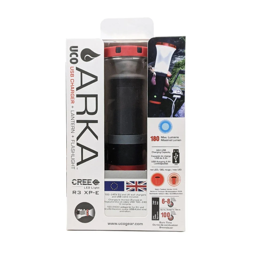 UCO Arka Rechargeable 180 Lumens LED Lantern and Torch