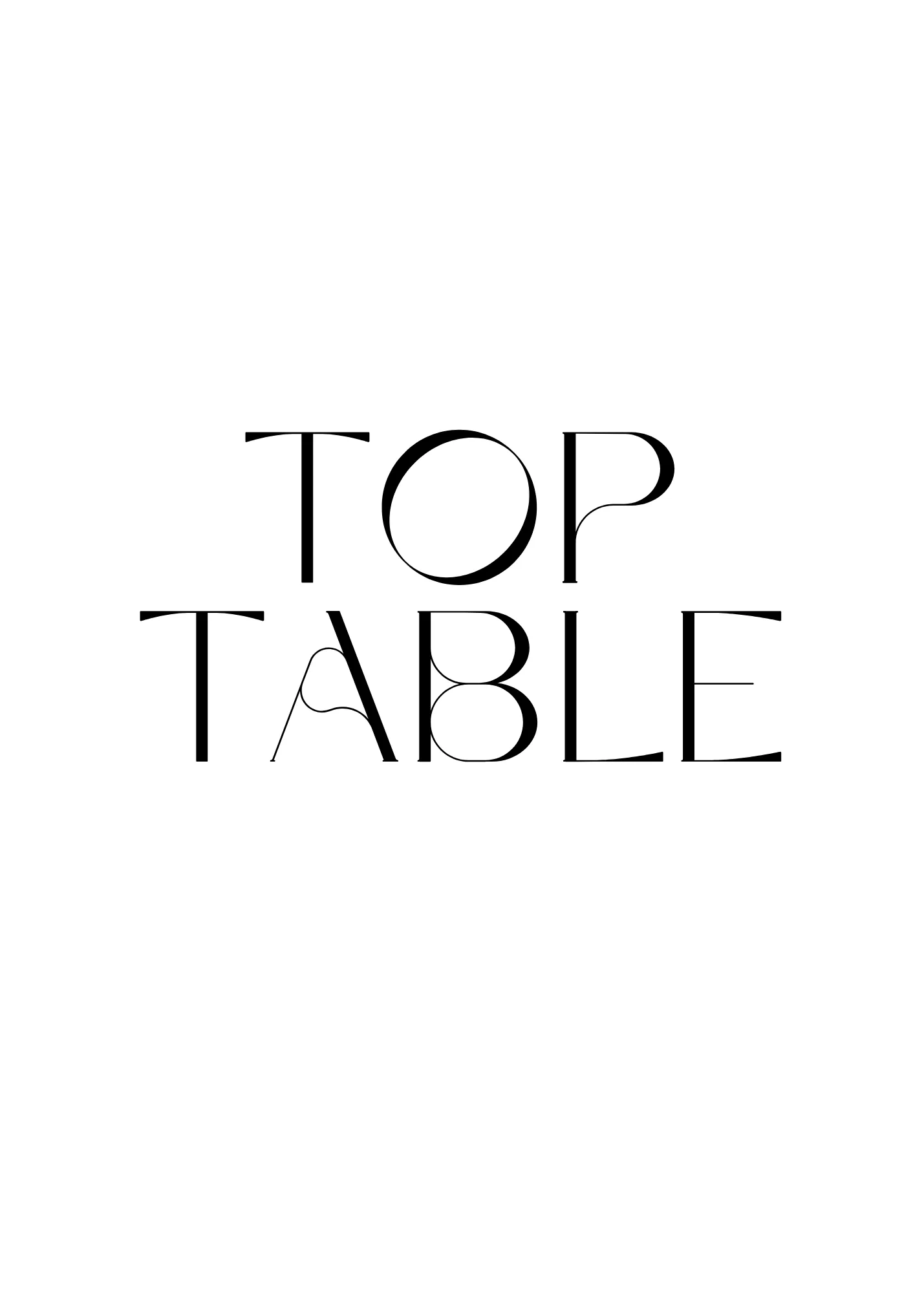 Winter White Table Numbers