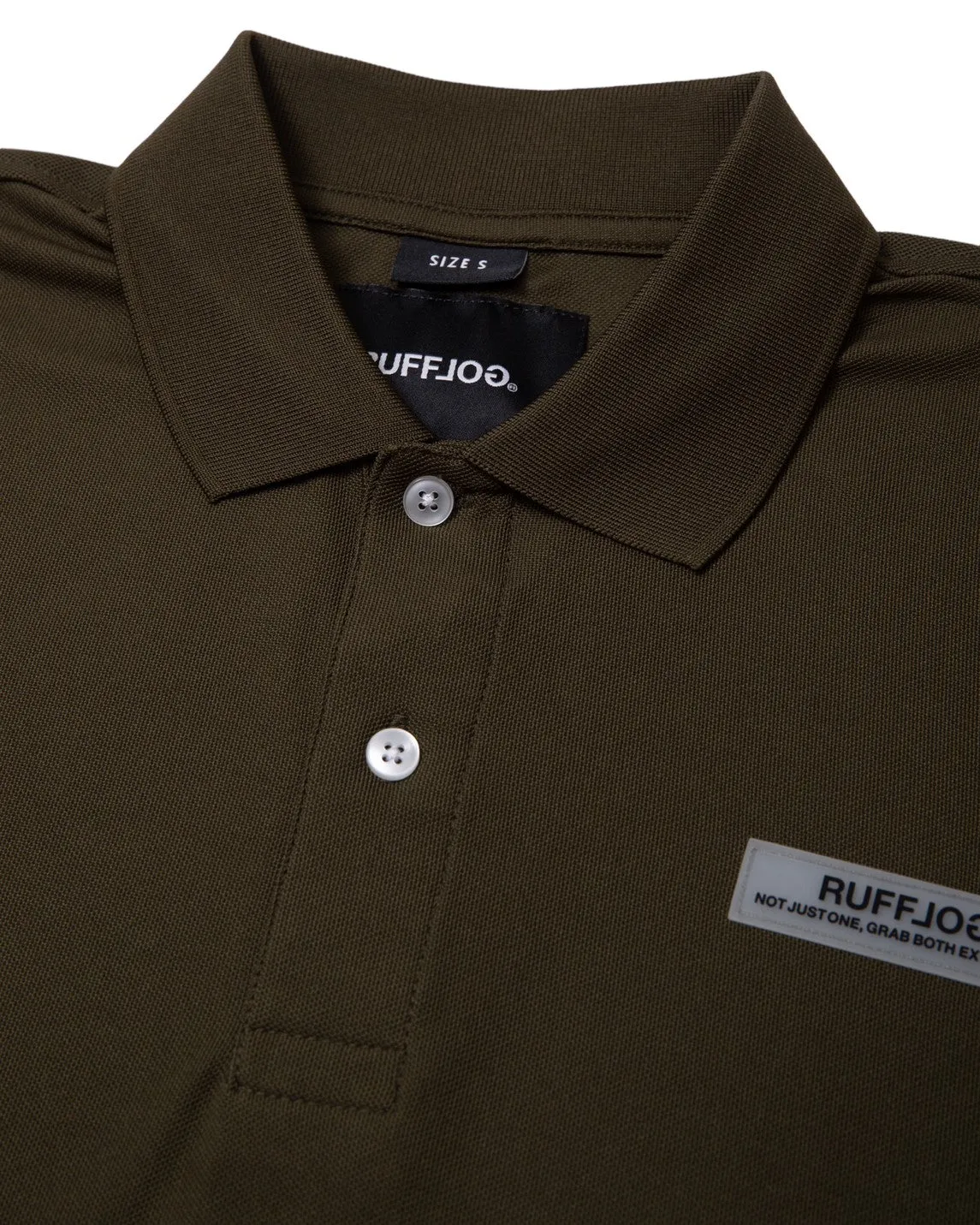 WM RUFFLOG BREATHABLE POLO KHAKI